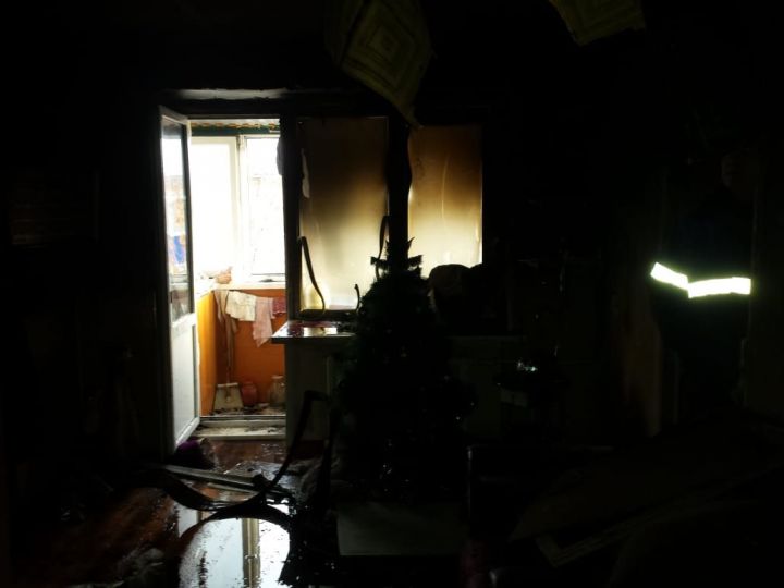В Заинске сгорела 2-комнатная квартира