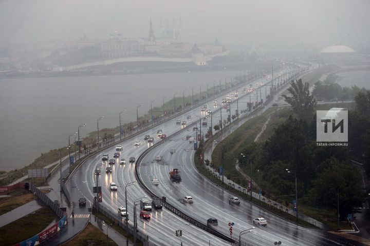 В ближайшие три часа в Казани и республике  ожидается очень сильный шквалистый ветер