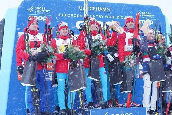 Андрей Ларьков - серебряный призер очередного этапа Кубка мира ФИС по лыжным гонкам