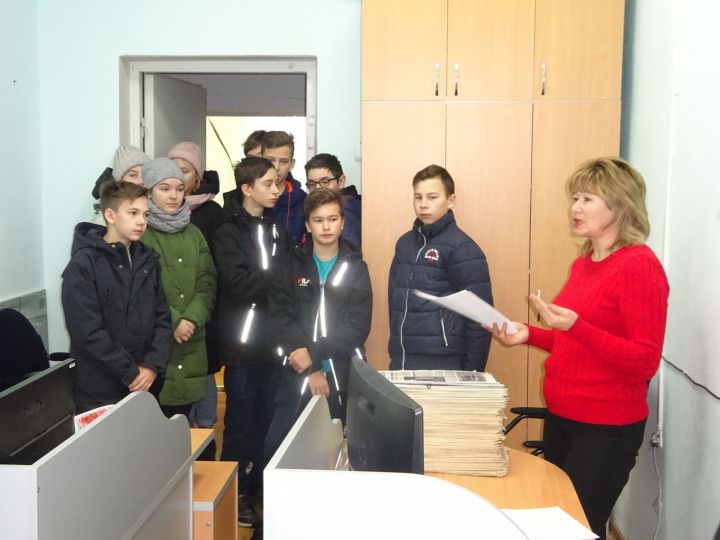 Заинским школьникам показали работу "Заинск-информ"
