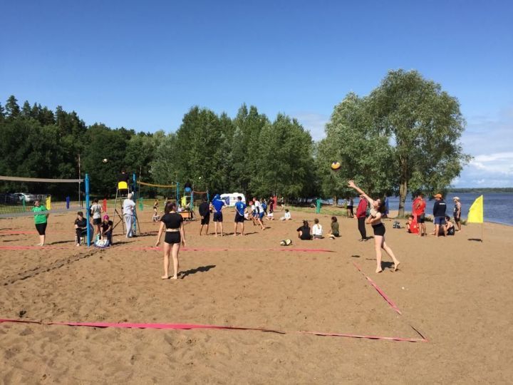 Заинские спортсмены выступили на Первенстве Татарстана по пляжному волейболу