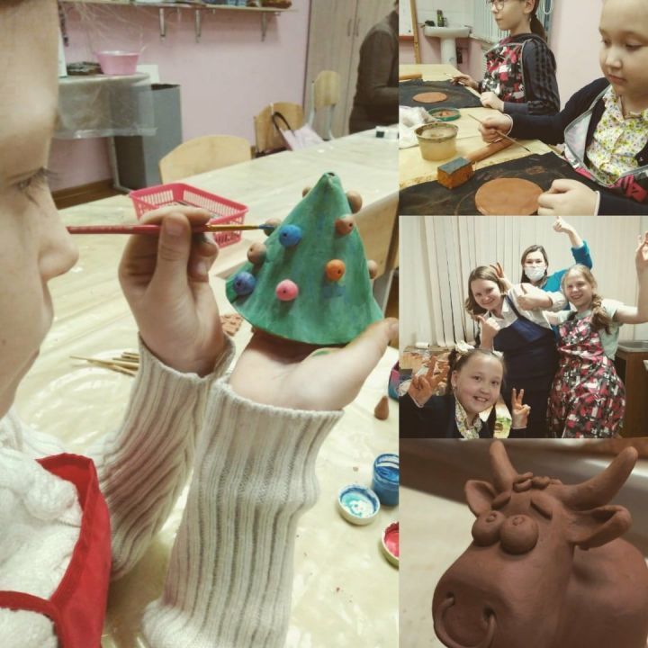 В Заинске дети сделают игрушки из глины к Новому году