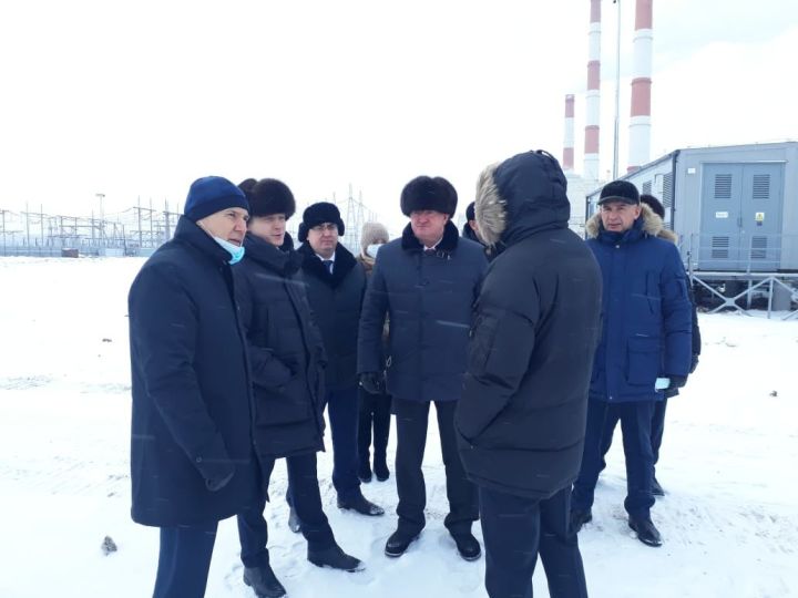 Министр промышленности и торговли РТ посетил строительную площадку будущего энергоблока