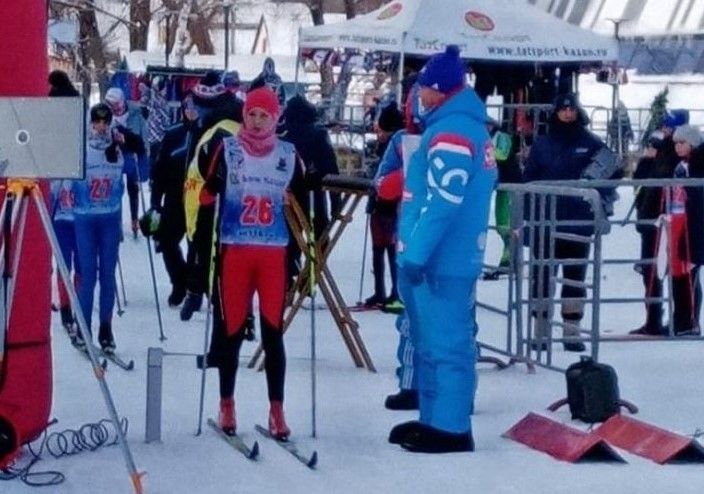 Заинская лыжница Софья Козенкова заняла второе место в первенстве республики