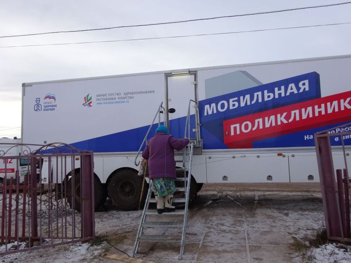 Мобильная поликлиника переехала в Александро-Слободское сельское поселение