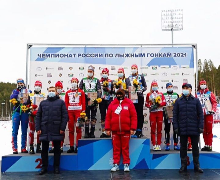 Заинская спортсменка стала призером Чемпионата России по лыжным гонкам