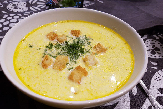 Сырный суп по‑французски с курицей - рецепт