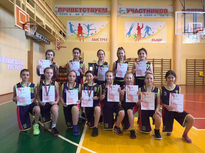 Юные заинские баскетболистки стали призерами Первенства Нижнекамского района
