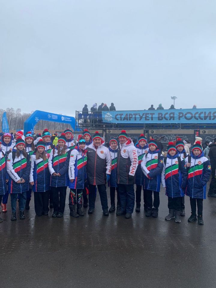 Заинские лыжники приняли участие в открытых соревнованиях «Олимпийские надежды»