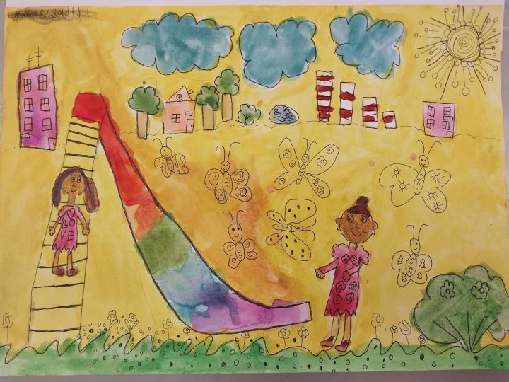 Заинские дети рисуют счастье