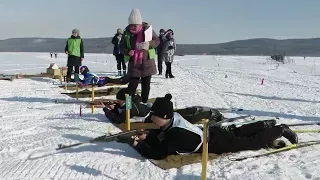Соревнования по биатлону посвятили памяти ветерана