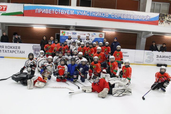 Игроки хоккейного клуба «Нефтехимик» провели мастер-класс для заинских ребят