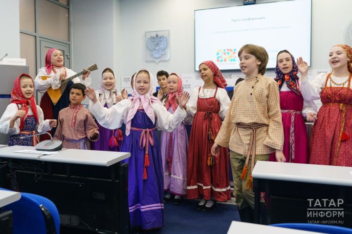 В районах Татарстана пройдут концерты детской фольклориады