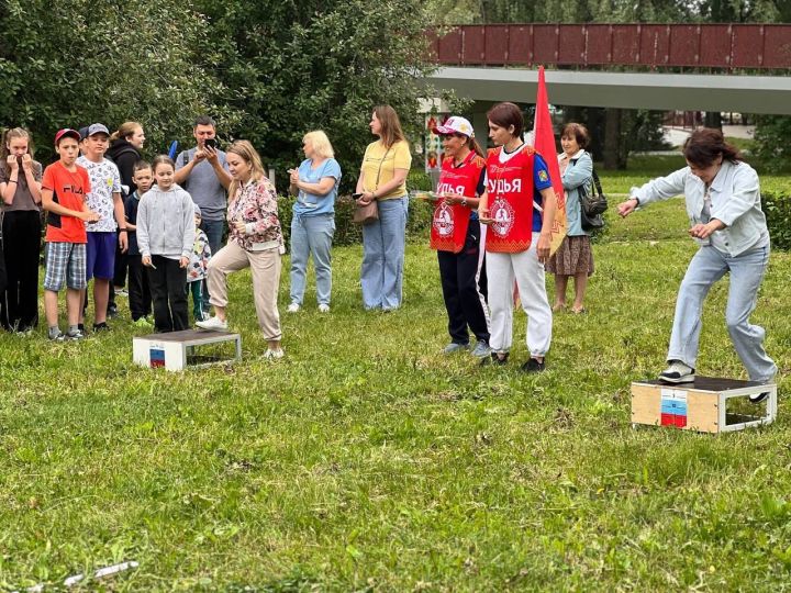 На праздновании Сабантуя заинцы сдали нормативы ГТО