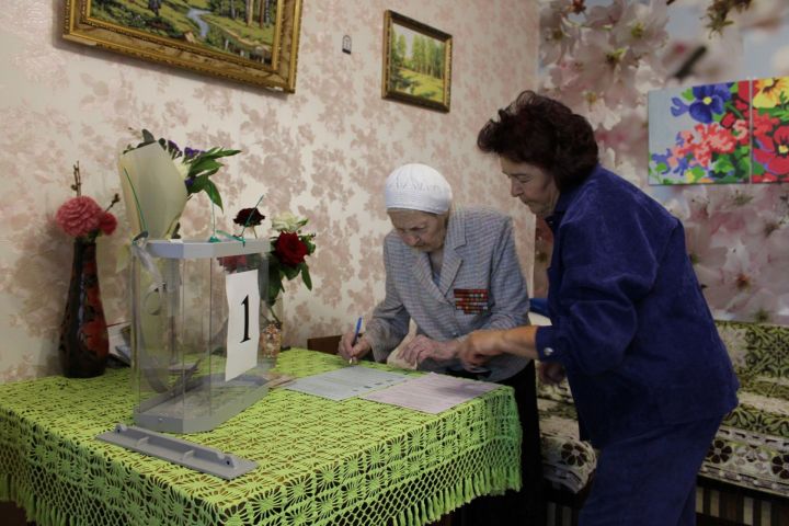101 -летняя жительница Заинска приняла участие в выборах