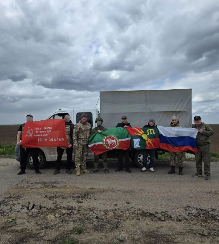 «За Родину, за Победу!»:     67-й гуманитарный конвой из Заинска стал подарком участникам СВО к Дню Победы