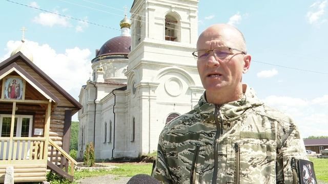 В селе Большой Батрас продолжаются работы по восстановлению храма Архангела Михаила