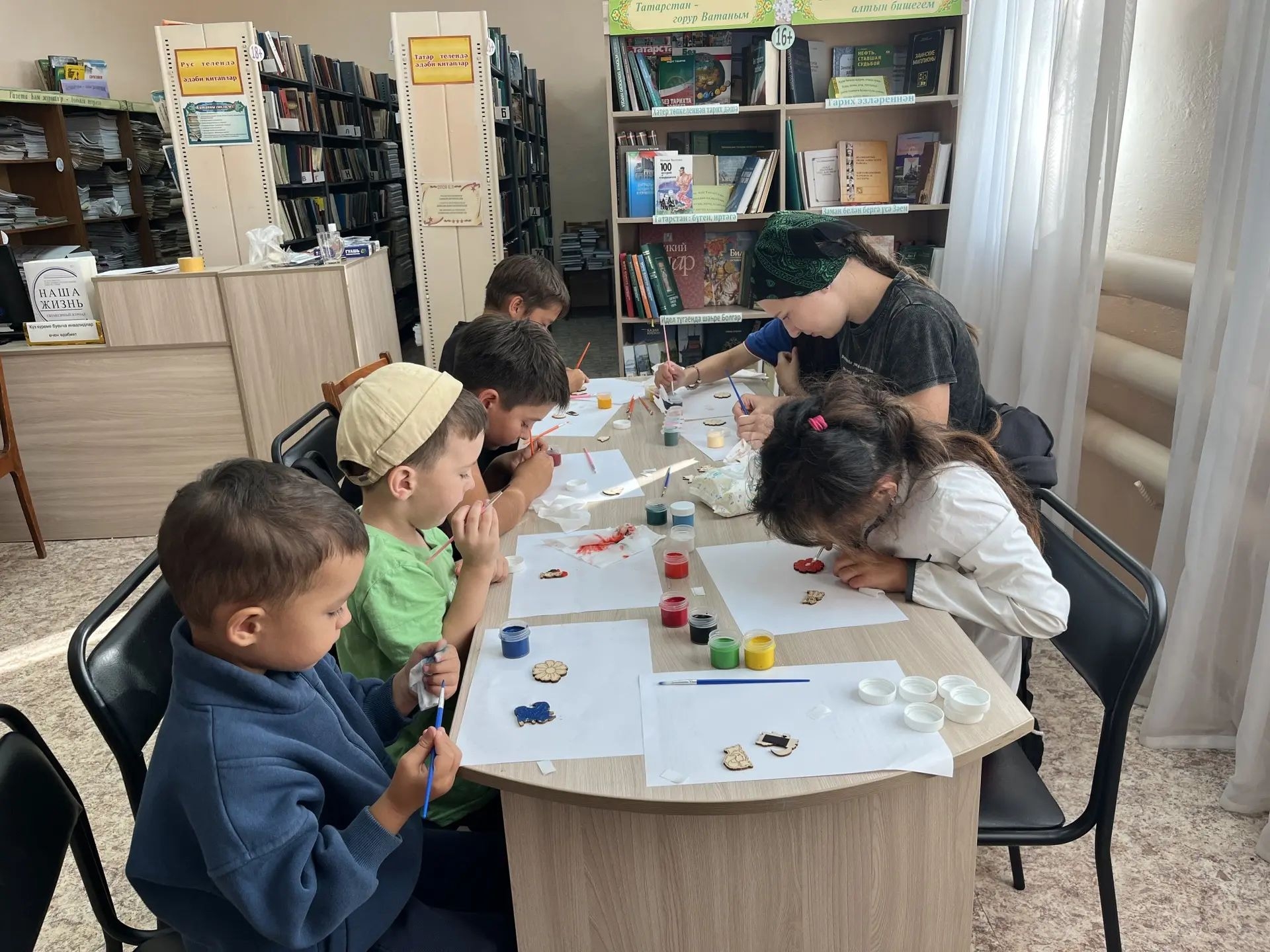 фото Имәнлебаш авылы китапханәсеннән