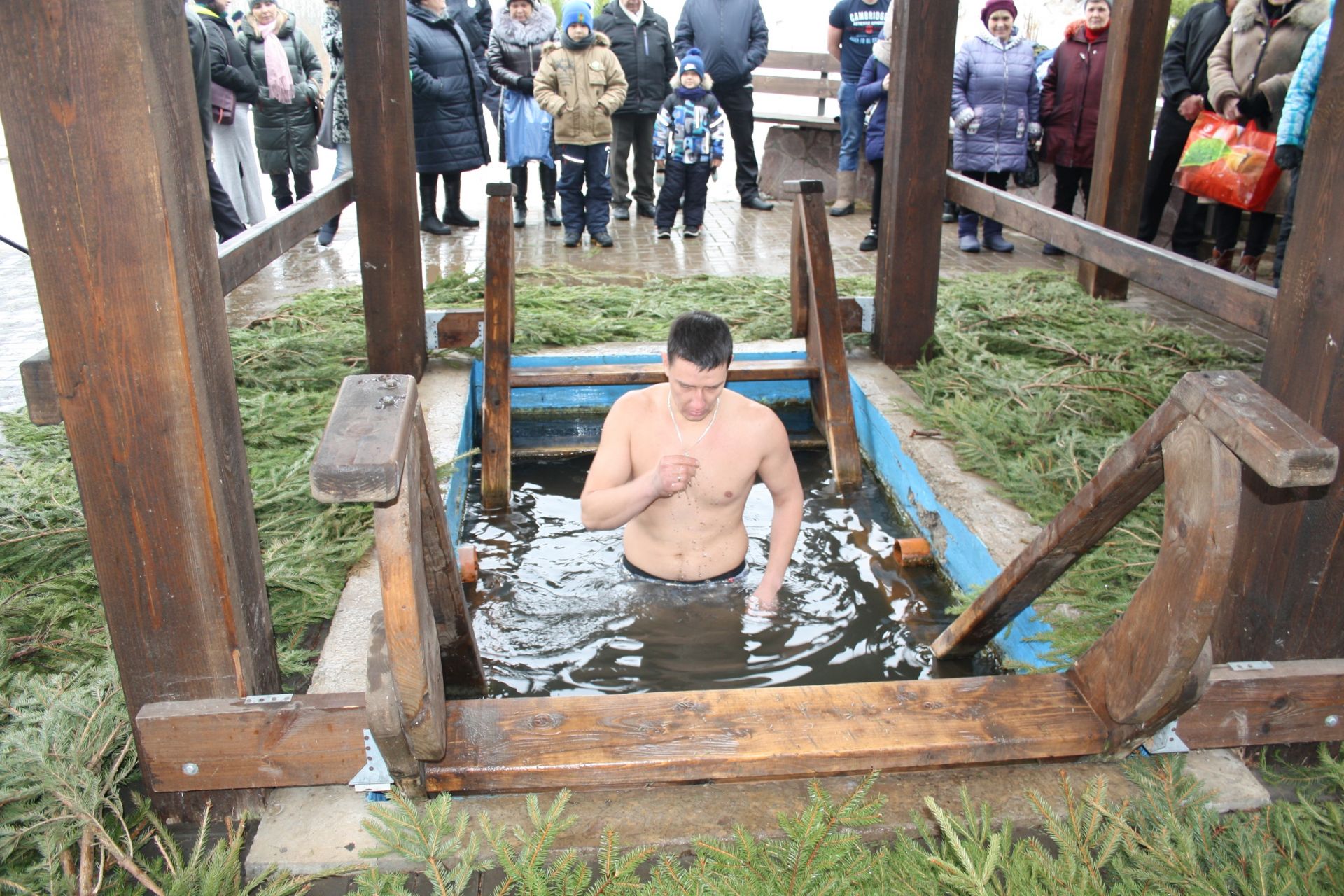 Православные заинцы отмечают праздник Крещение Господне