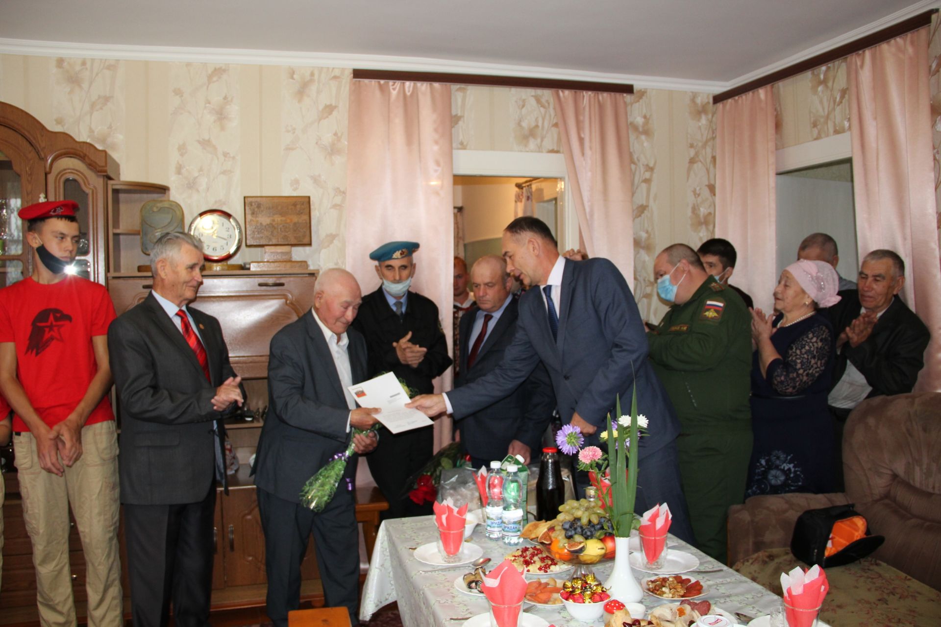 Единственному ветерану села Нижнее Бишево исполнилось 90 лет