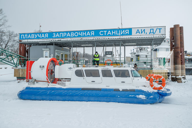 В Республике Татарстан начала работу первая плавучая передвижная заправка