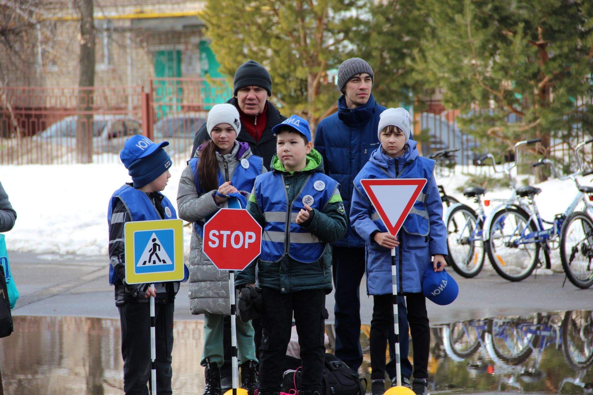 Юные инспекторы дорог Заинска приняли участие в конкурсе «Безопасное колесо»