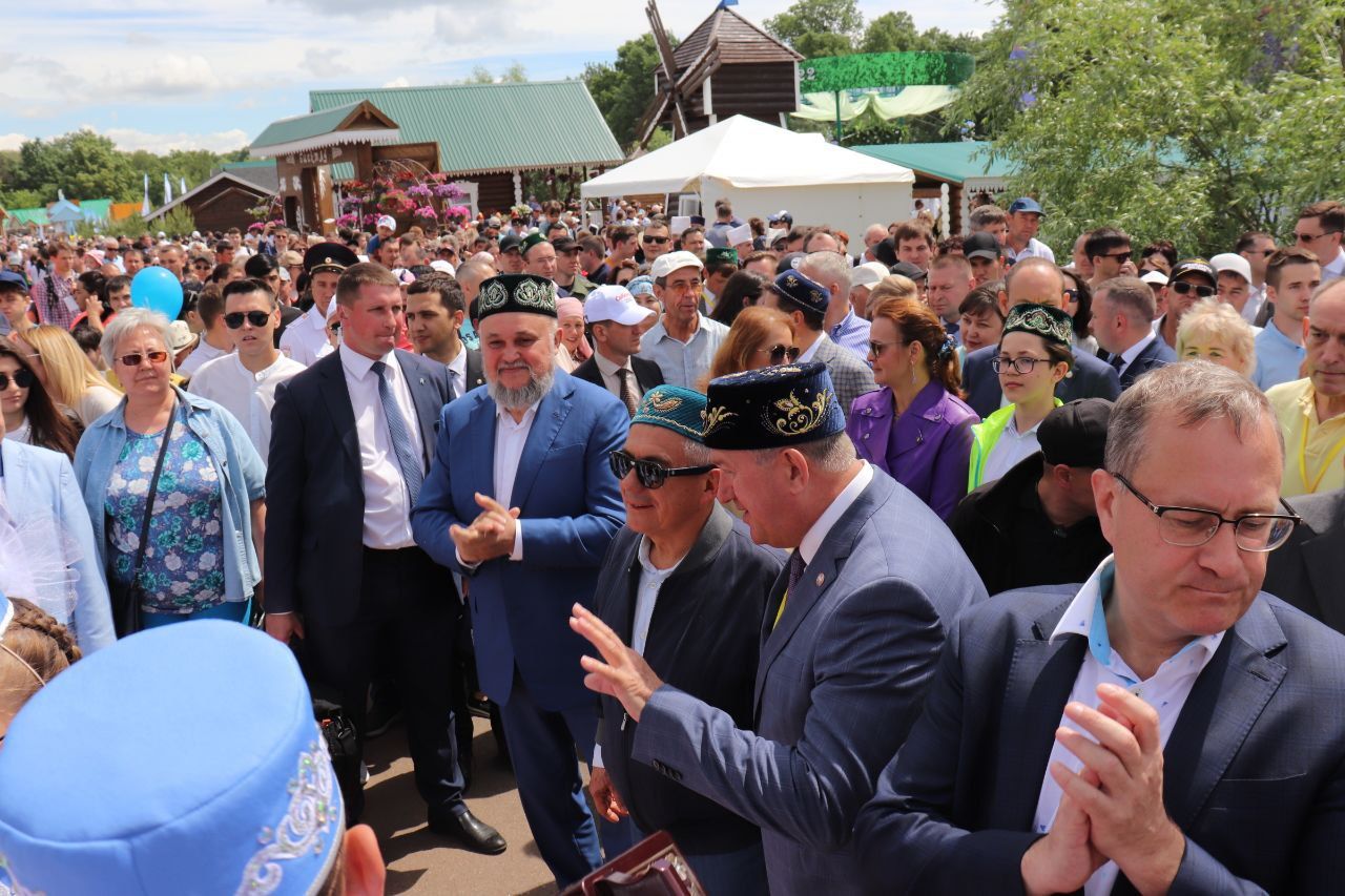 Заинское подворье посетили Президент РТ Рустам Минниханов и Государственный Советник республики Минтимер Шаймиев