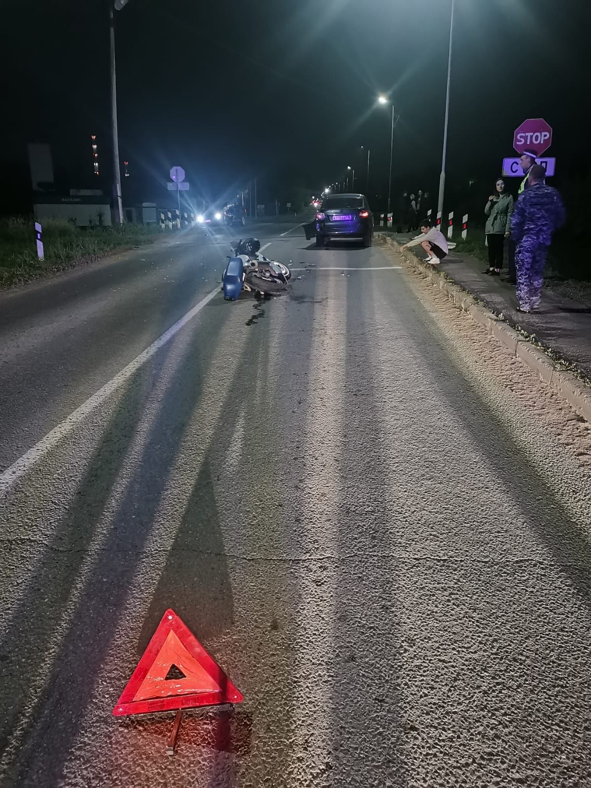 Заинский мотоциклист совершил 134-ое нарушение, из-за которого попал в больницу