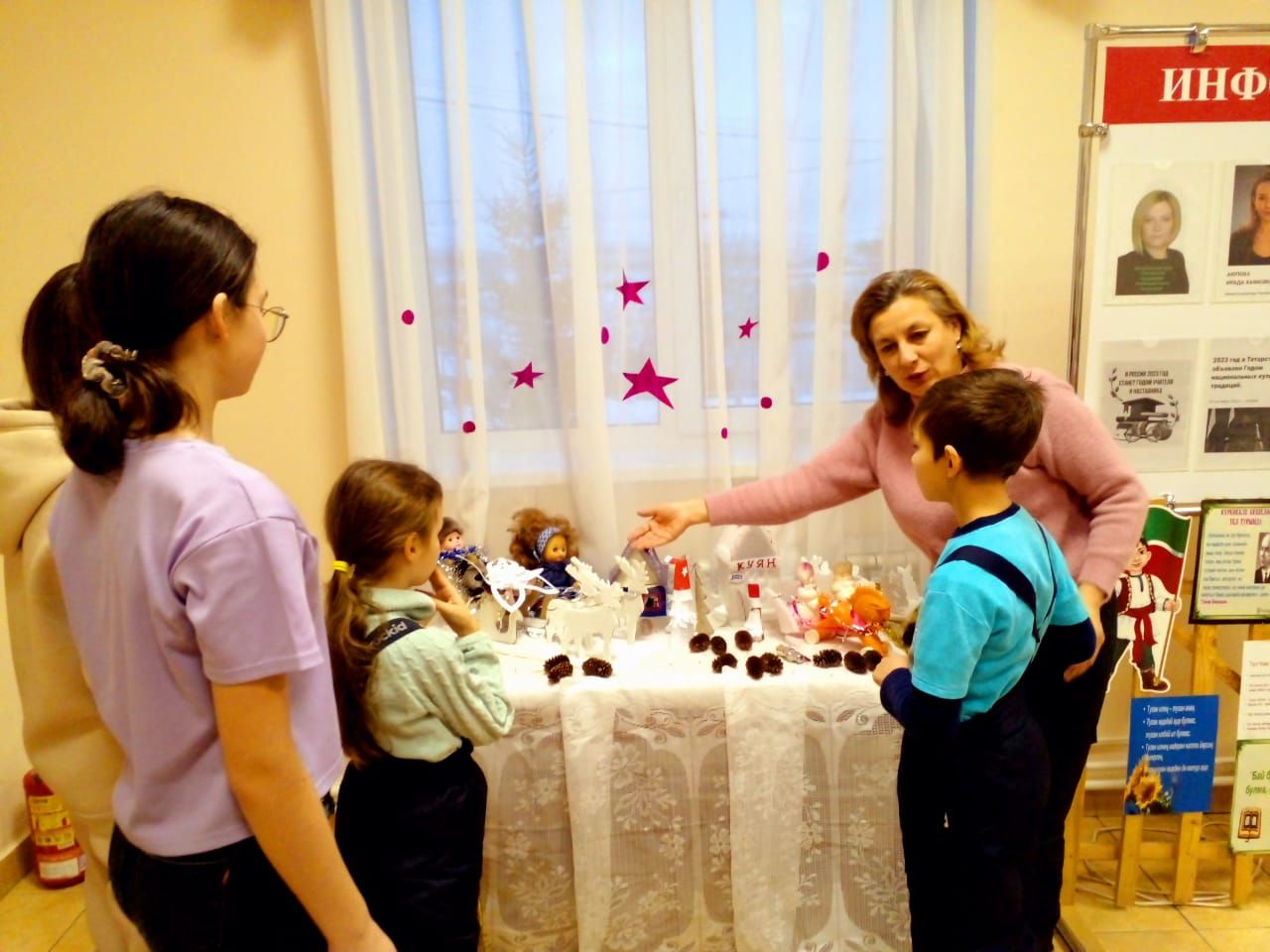 Югары Пәнәче мәдәният йортында кызыклы күргәзмә эшли