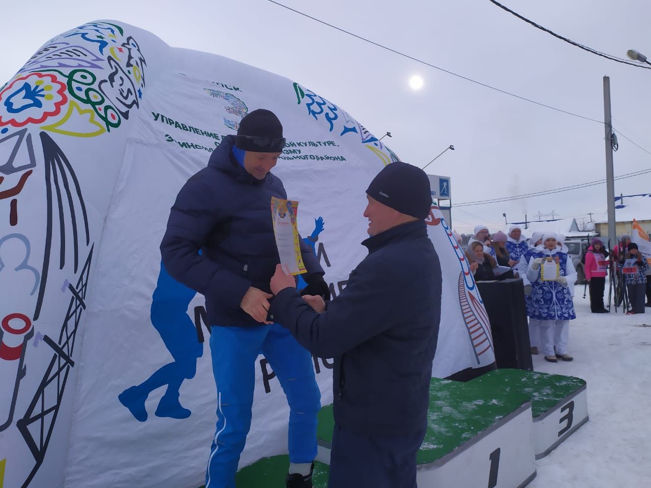 Заинцы стали участниками зимнего фестиваля ГТО
