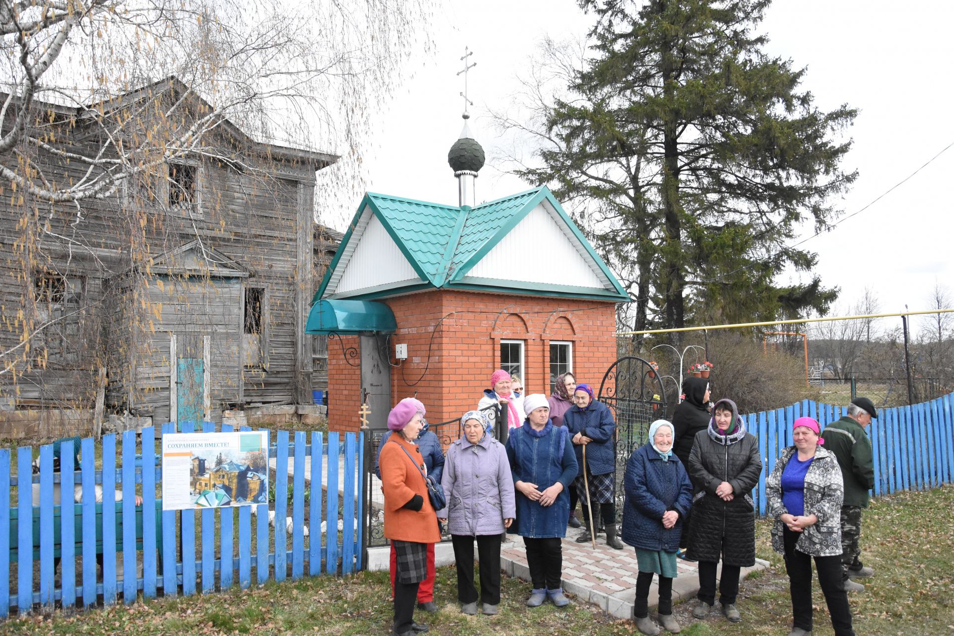 Югары Багражда борынгы чиркәүне торгызу эшләре башлана