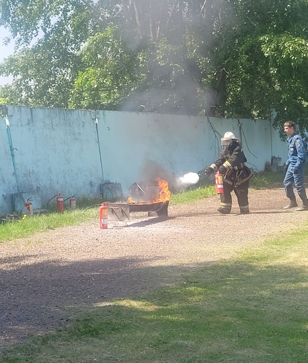 В Заинске прошли соревнования юных пожарных