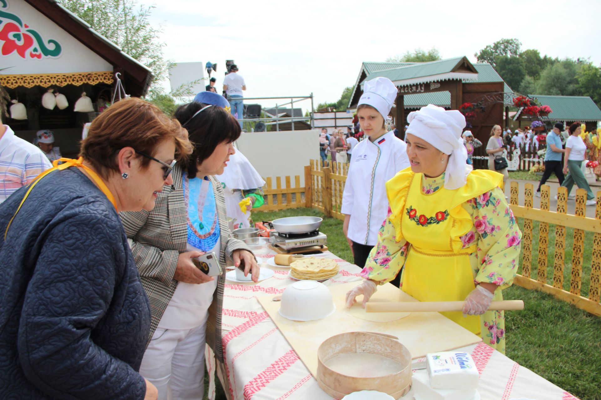 Заинское подворье на Сабантуе было самым многолюдным