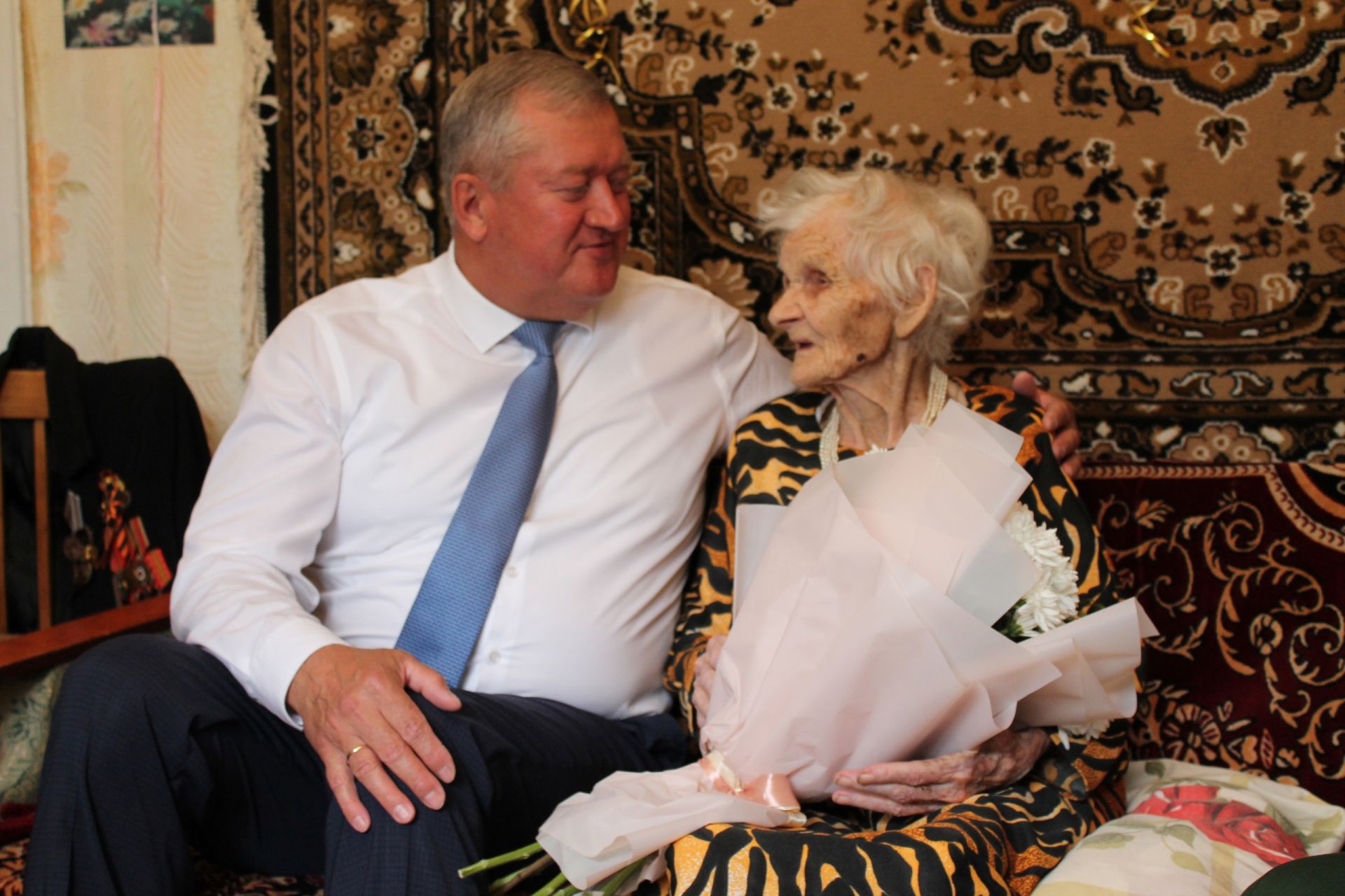 100-летний юбилей отпраздновала ветеран Великой Отечественной войны Валентина Лыкова