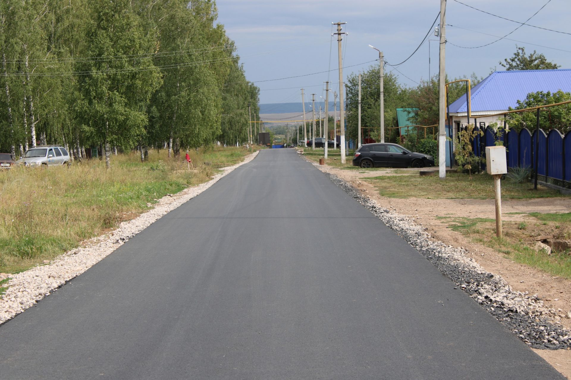 Жители Заинского района Татарстана поблагодарили за ремонт дороги