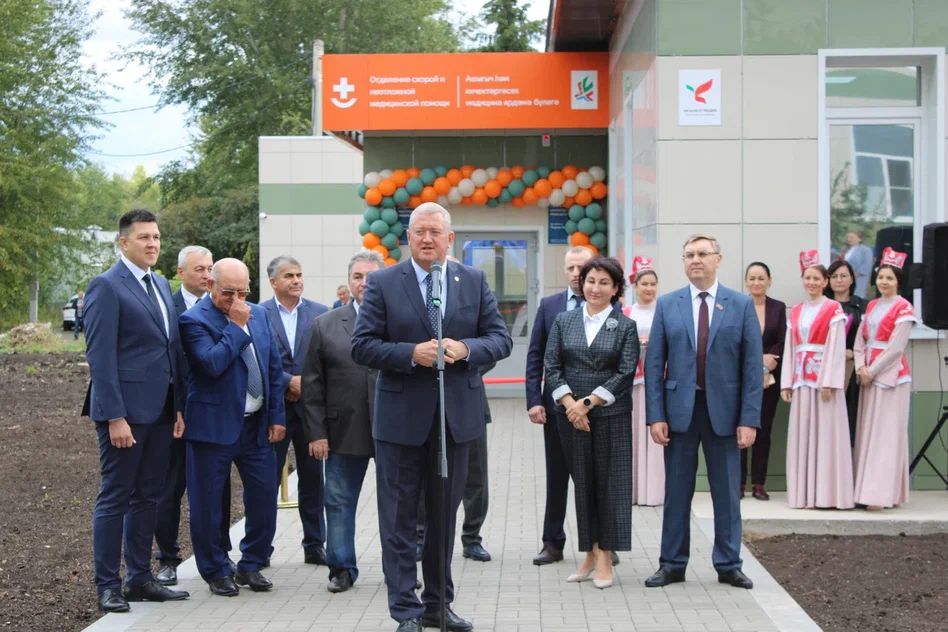 В Заинском районе открыли новое здание скорой помощи