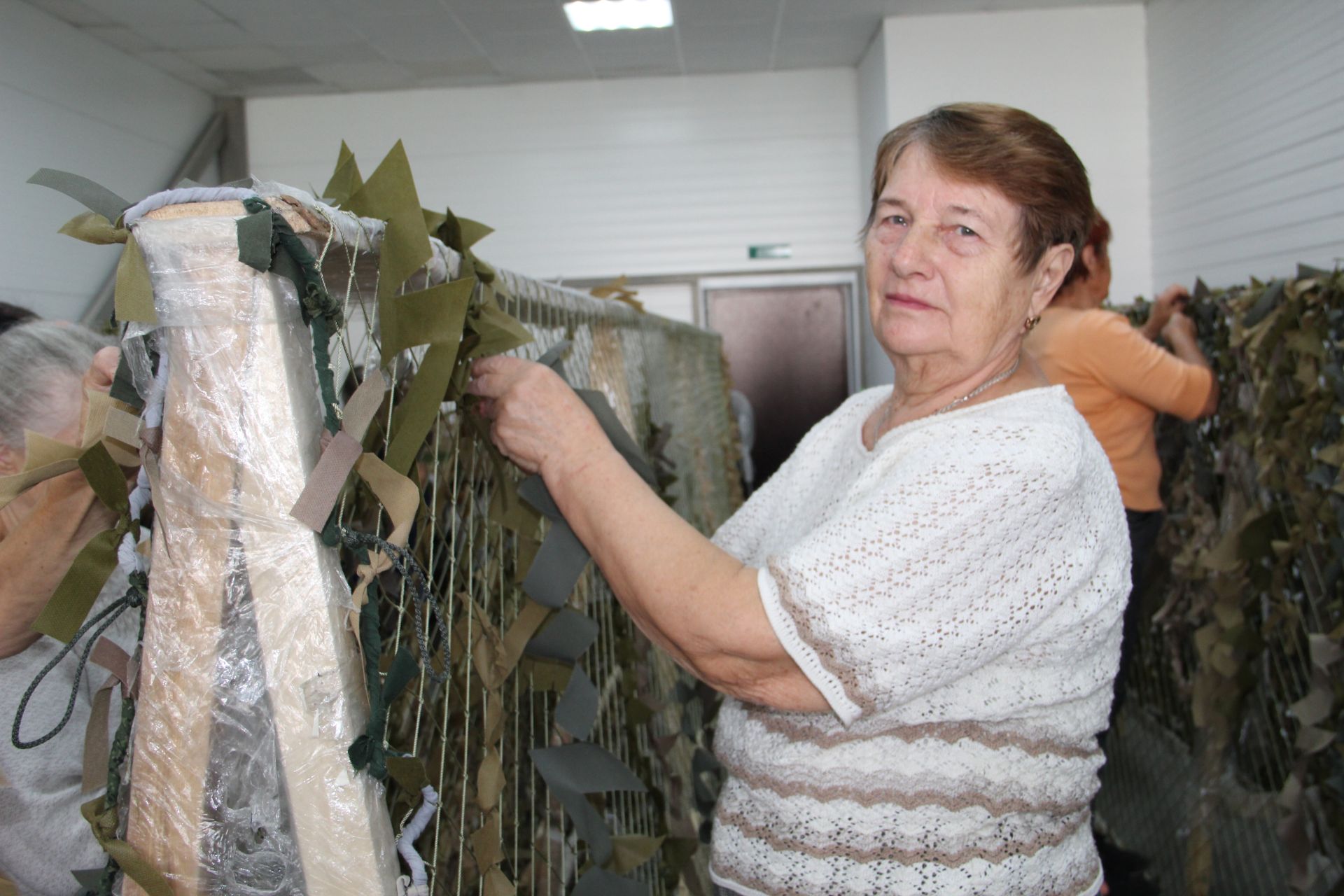 Елена Хисаметдинова: “Маскировка челтәрләре  хәрбиләрнең гомерен саклап кала”