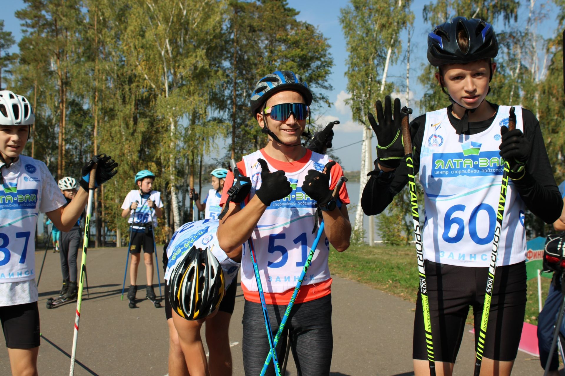 Впервые на летнее первенство Татарстана среди лыжников-гонщиков в «Ялта-Зай» приехали спортсмены из Башкортостана и Казахстана