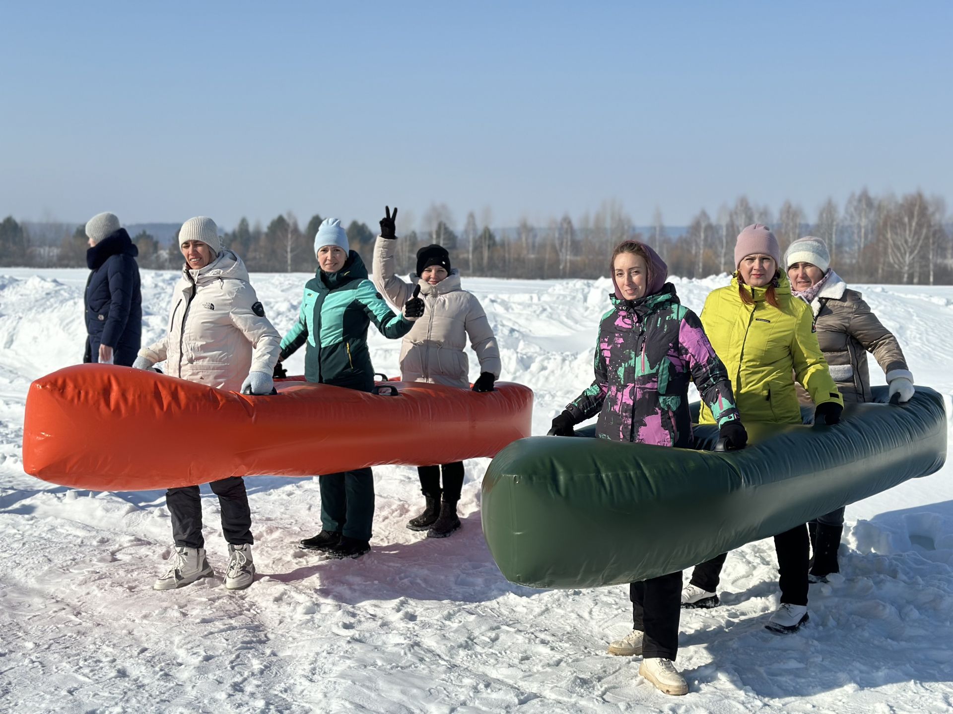 В Заинске прошли зимние корпоративные игры