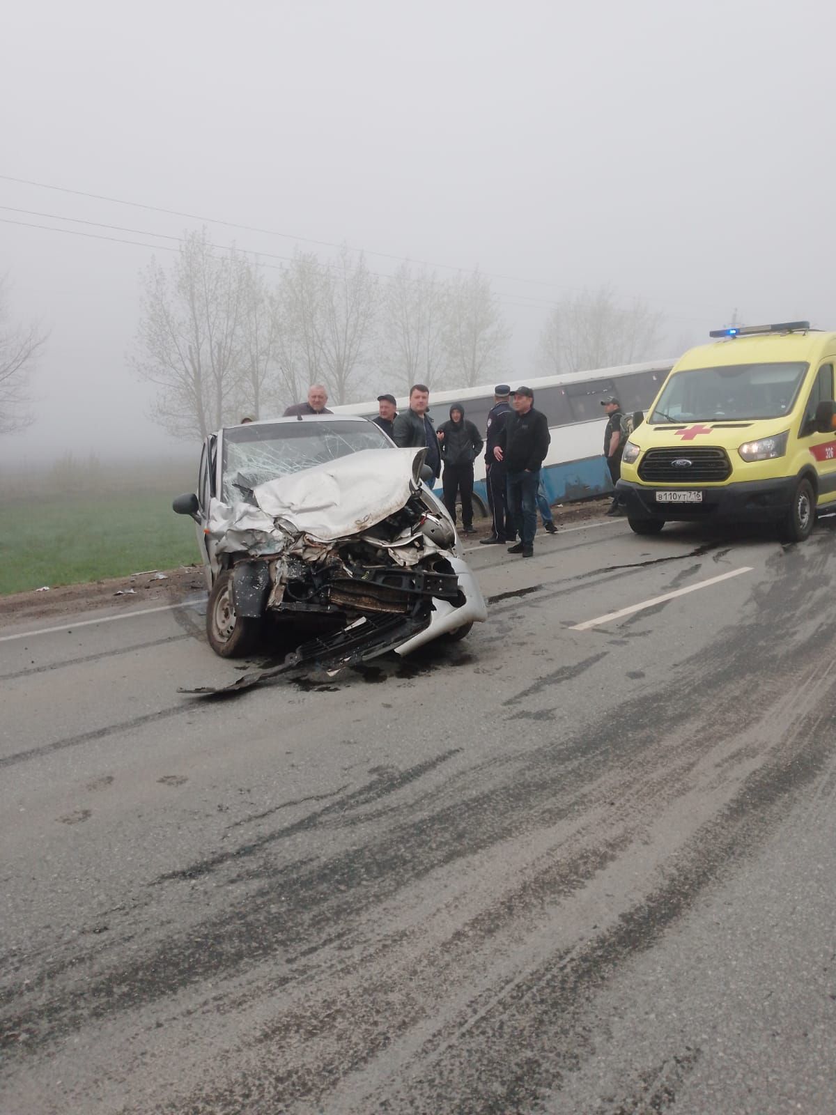 В Татарстане произошла авария с участием автобуса