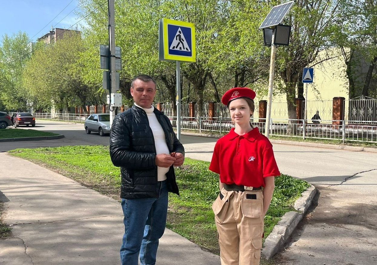 В Заинске проходит акция «Георгиевская ленточка»