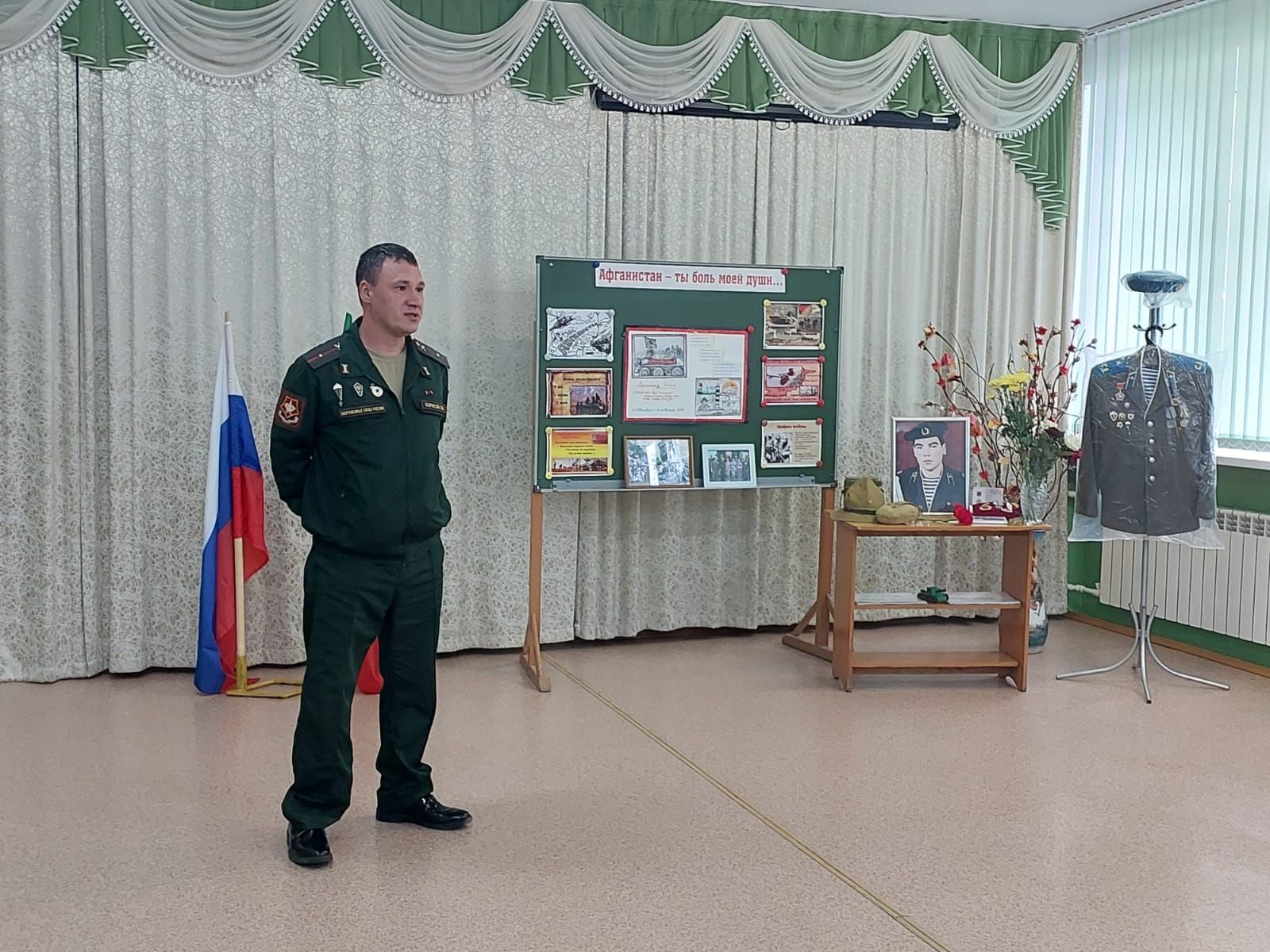 В Заинском районе почтили память афганца Петра Осипова