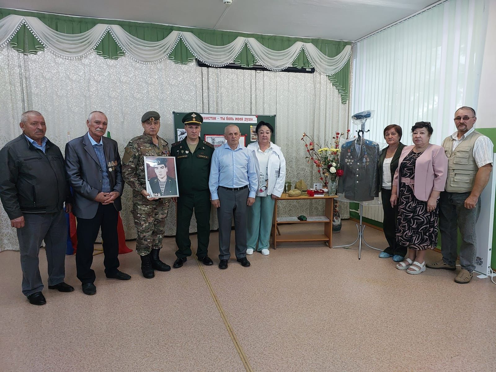 В Заинском районе почтили память афганца Петра Осипова