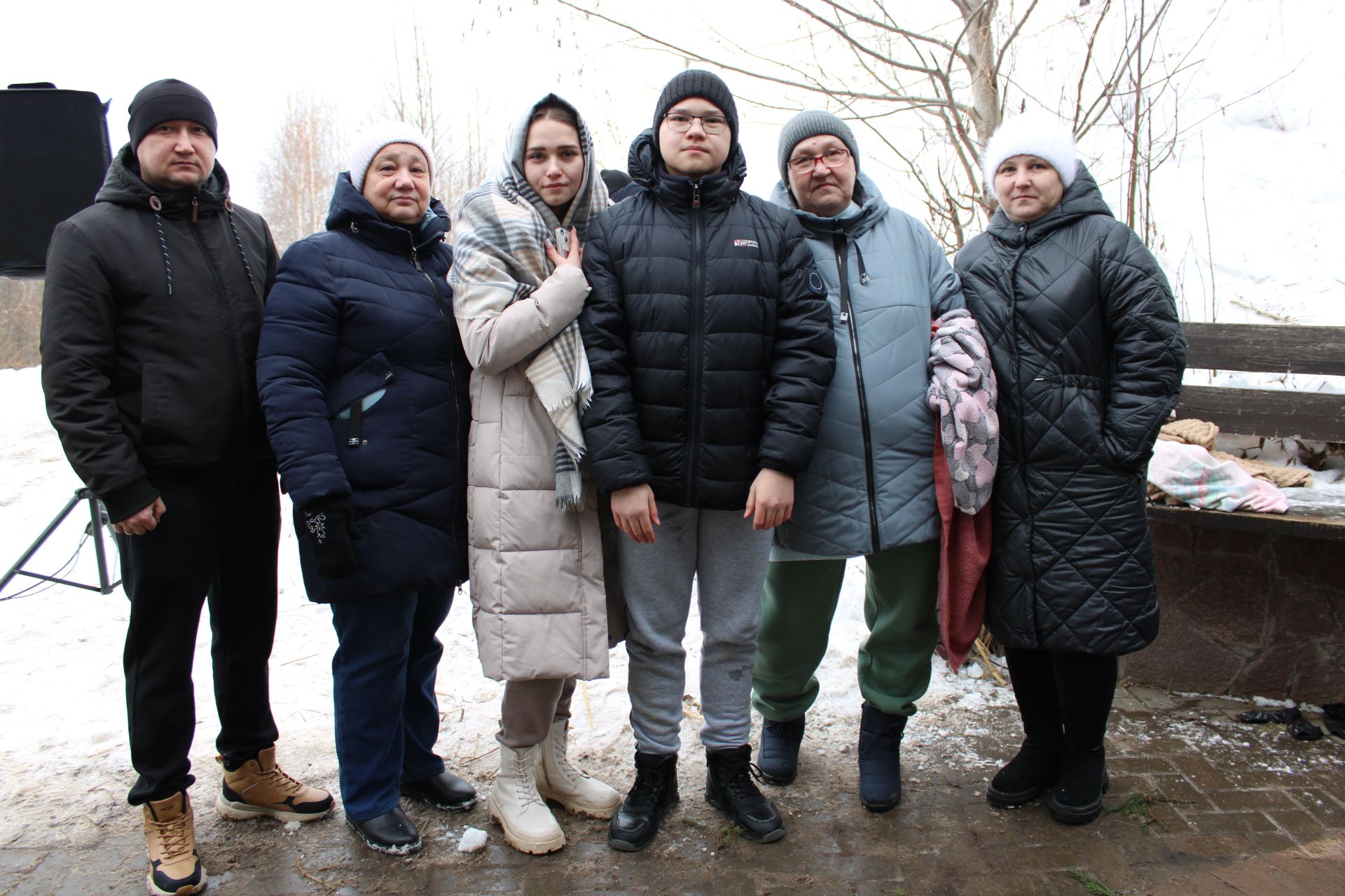 В праздник Крещения Господня заинцы окунались в купель целыми семьями