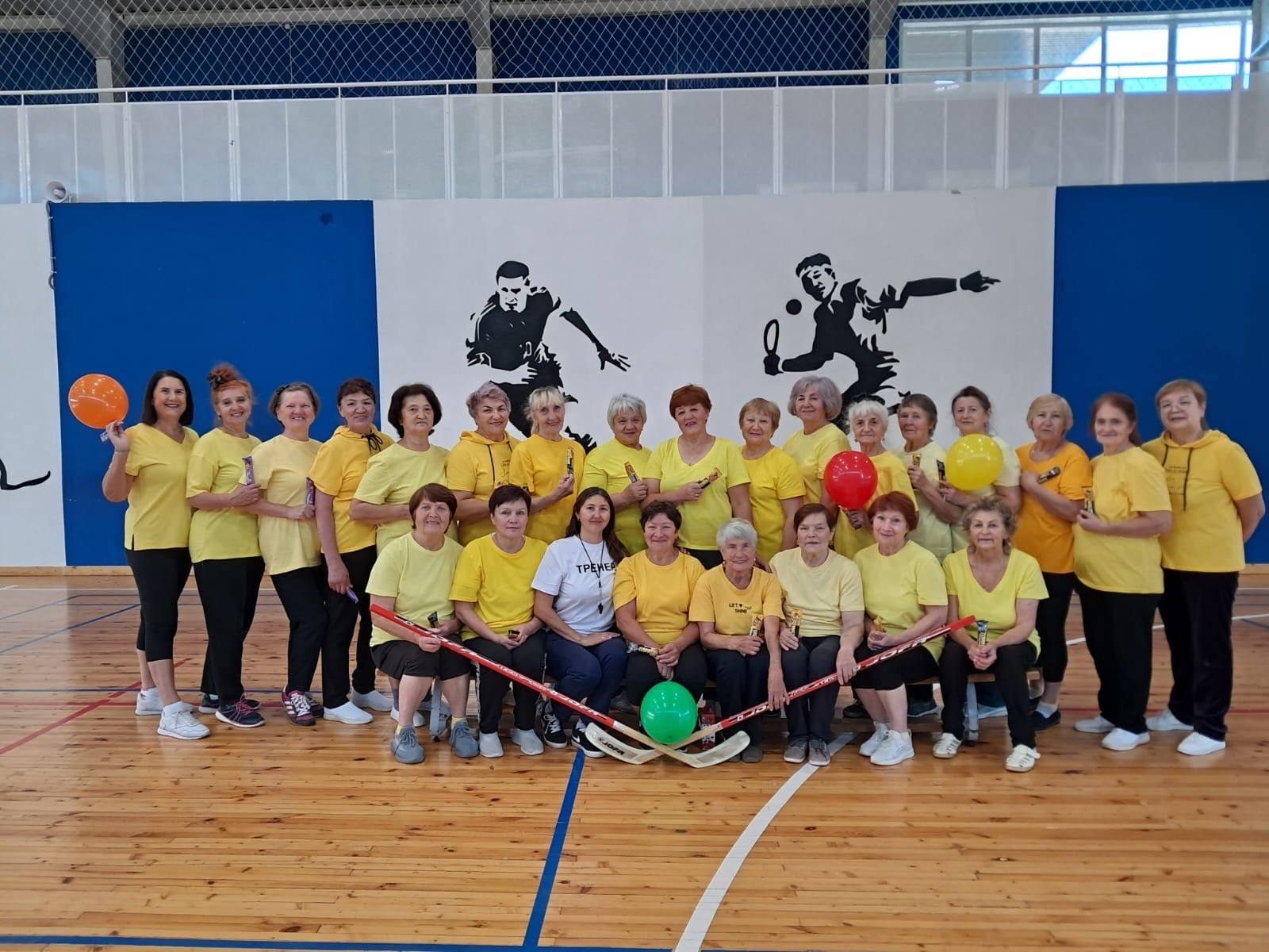 Өлкәннәр спортта сыналды