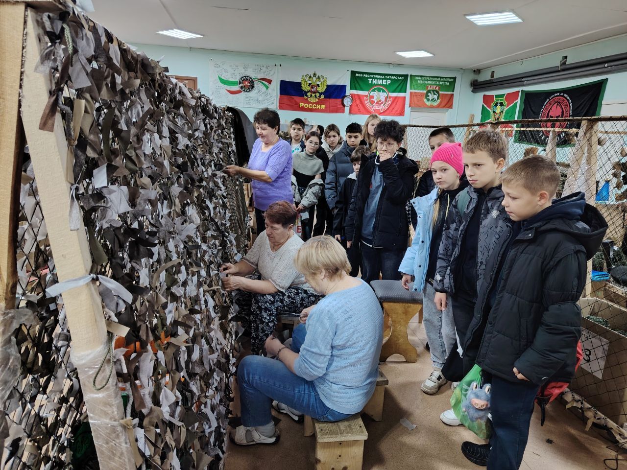 Зәй укучылары тыл геройлары янында  кунакта булды
