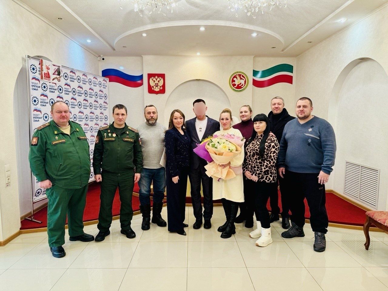 Махсус хәрби операциядән ялга кайткан Зәй егете өйләнде