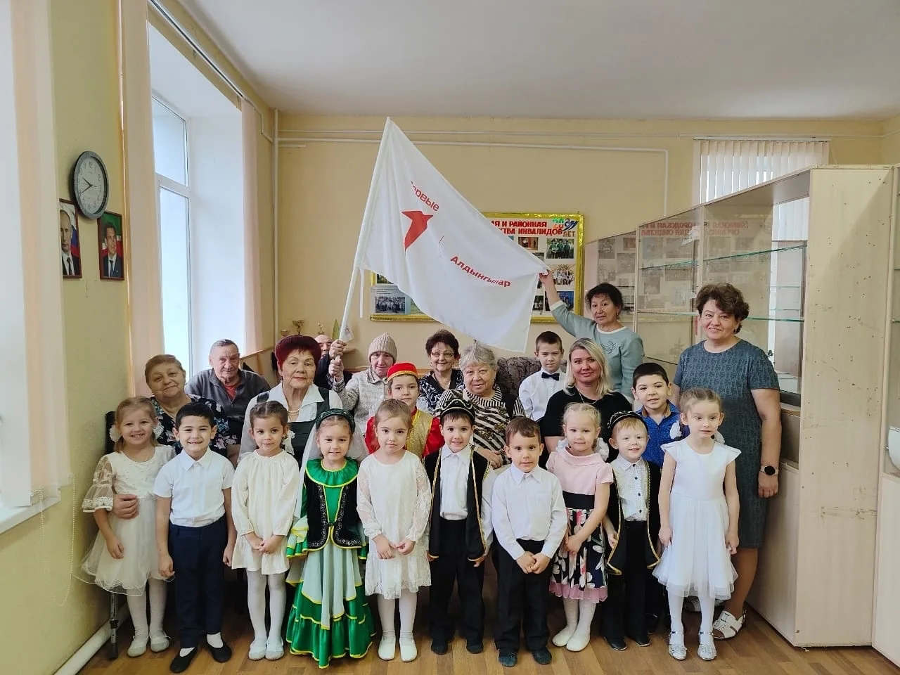 «Кояшкай» бакчасында тәрбияләнүчеләр инвалидлар җәмгыятендә булды