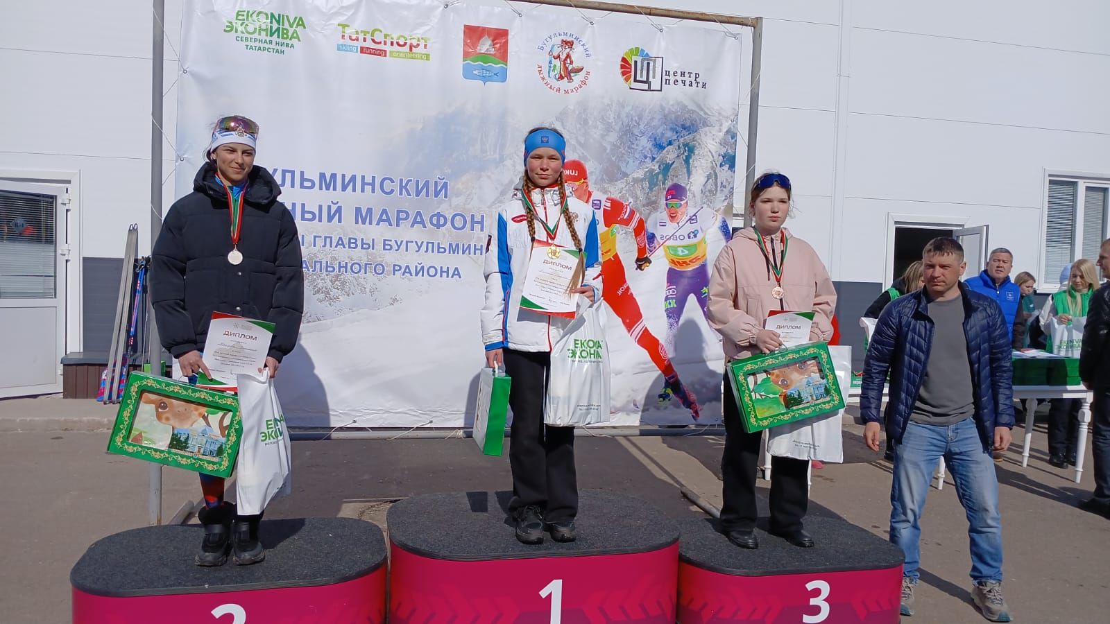 Заинские лыжники выиграли 47-й лыжный марафон в Бугульме