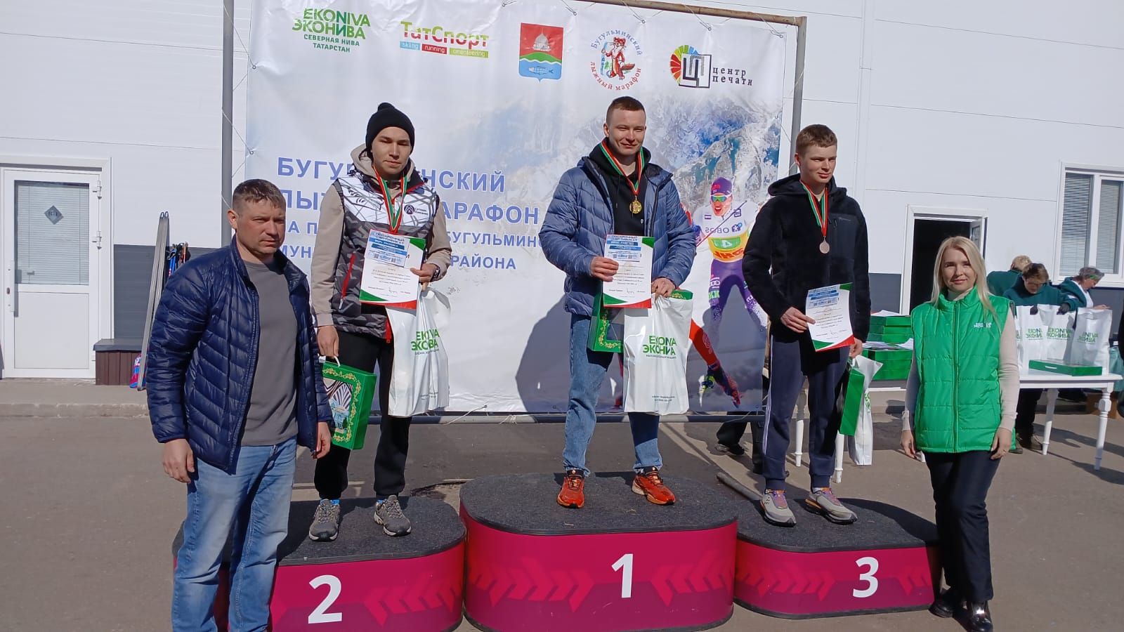 Заинские лыжники выиграли 47-й лыжный марафон в Бугульме